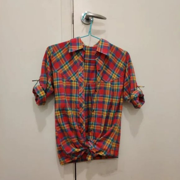 Pink Plaid Long Shirt - Picture 3 of 4